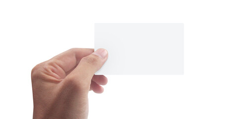 Obraz premium Close up of hand holding virtual card with. Credit card