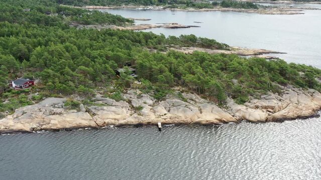 c&ocirc;te et littoral norv&eacute;gien entre Oslo et G&ouml;teborg