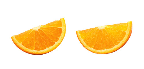 Orange, isolated on white background