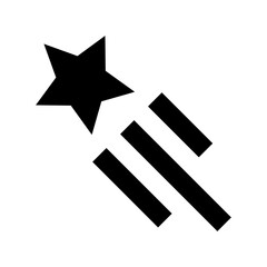 Shooting Star Vector Icon