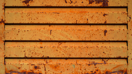 Abstract orange rusty metal background texture, with rust grunge weathered old aged