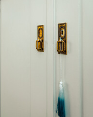 Wardrobe in green after renovation diy project