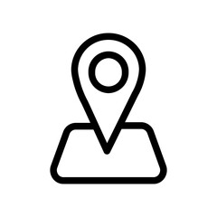 maps and location line icon