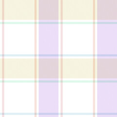 Fototapeta premium Rainbow Pastel Plaid textured Seamless Pattern