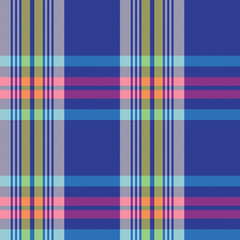 Rainbow Plaid Tartan Checkered Seamless Pattern