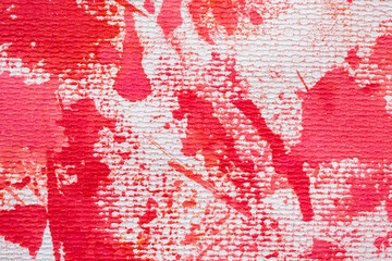 Abstract red watercolor paint paper background texture