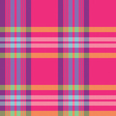 Rainbow Plaid Tartan Checkered Seamless Pattern