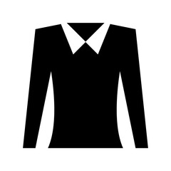 Collar Shirt Vector Icon 