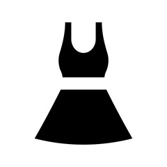 Babydoll Dress Vector Icon