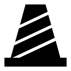 Traffic Cone Vector Icon 