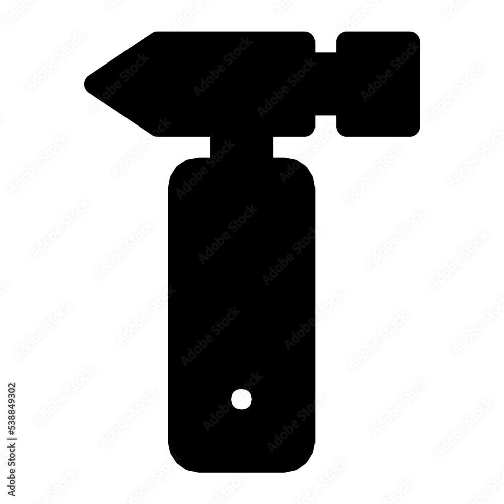 Poster Hammer Vector Icon 