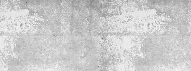 Obraz na płótnie Canvas White gray grey stone concrete texture wall wallpaper tiles background banner panorama, long pattern backgrounds