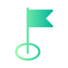 maps and location gradient icon