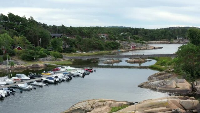 c&ocirc;te et littoral norv&eacute;gien entre Oslo et G&ouml;teborg