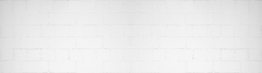 White gray light damaged rustic brick wall brickwork stonework masonry texture background banner panorama, textured pattern backgrounds