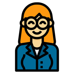 avatar filled outline icon