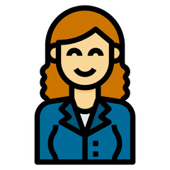 avatar filled outline icon