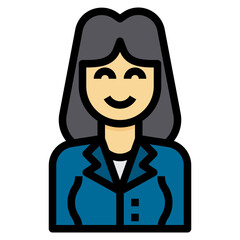 avatar filled outline icon