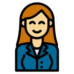 avatar filled outline icon