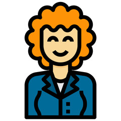 avatar filled outline icon