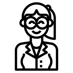 avatar outline icon