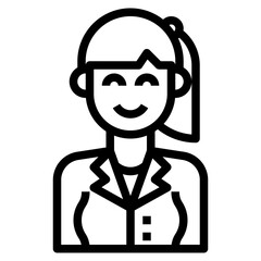 avatar outline icon