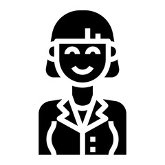 avatar glyph icon