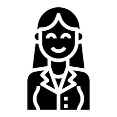 avatar glyph icon