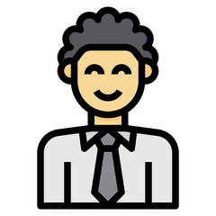 avatar filled outline icon