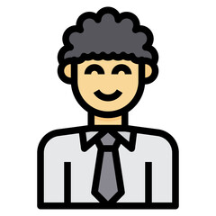 avatar filled outline icon