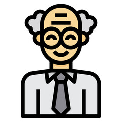 avatar filled outline icon