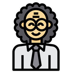 avatar filled outline icon