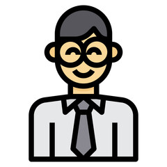 avatar filled outline icon