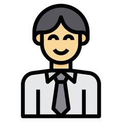 avatar filled outline icon