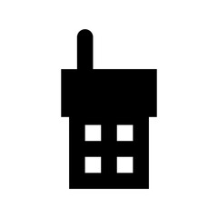 Walkie Talkie Flat Vector  Icon