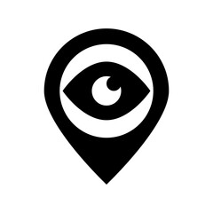 Map Pin Flat Vector  Icon