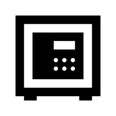 Locker Flat Vector  Icon