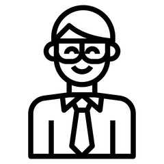 avatar outline icon