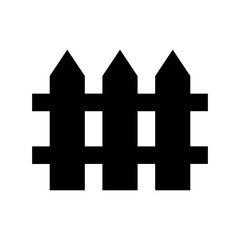 Fence Flat Vector  Icon