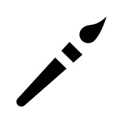 Brush Flat Vector Icon