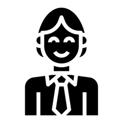 avatar glyph icon