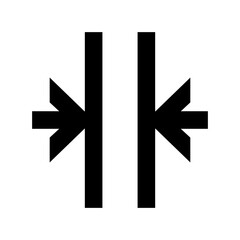 Merge Tool Flat Vector Icon