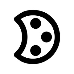 Fototapeta premium Paint Palette Flat Vector Icon