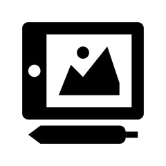 Wacom Flat Vector Icon