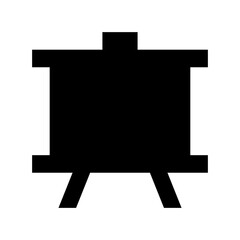 Easel Board Flat Vector Icon