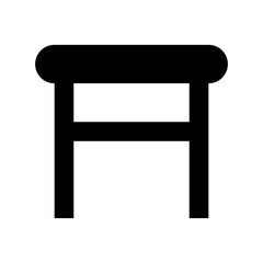 Stool Flat Vector Icon 