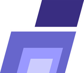 Geometric corner border shape vector