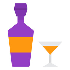 Beverage flat icon