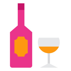 Beverage flat icon