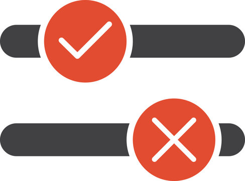 Toggle Vector icon which is suitable for commercial work and easily modify or edit it

